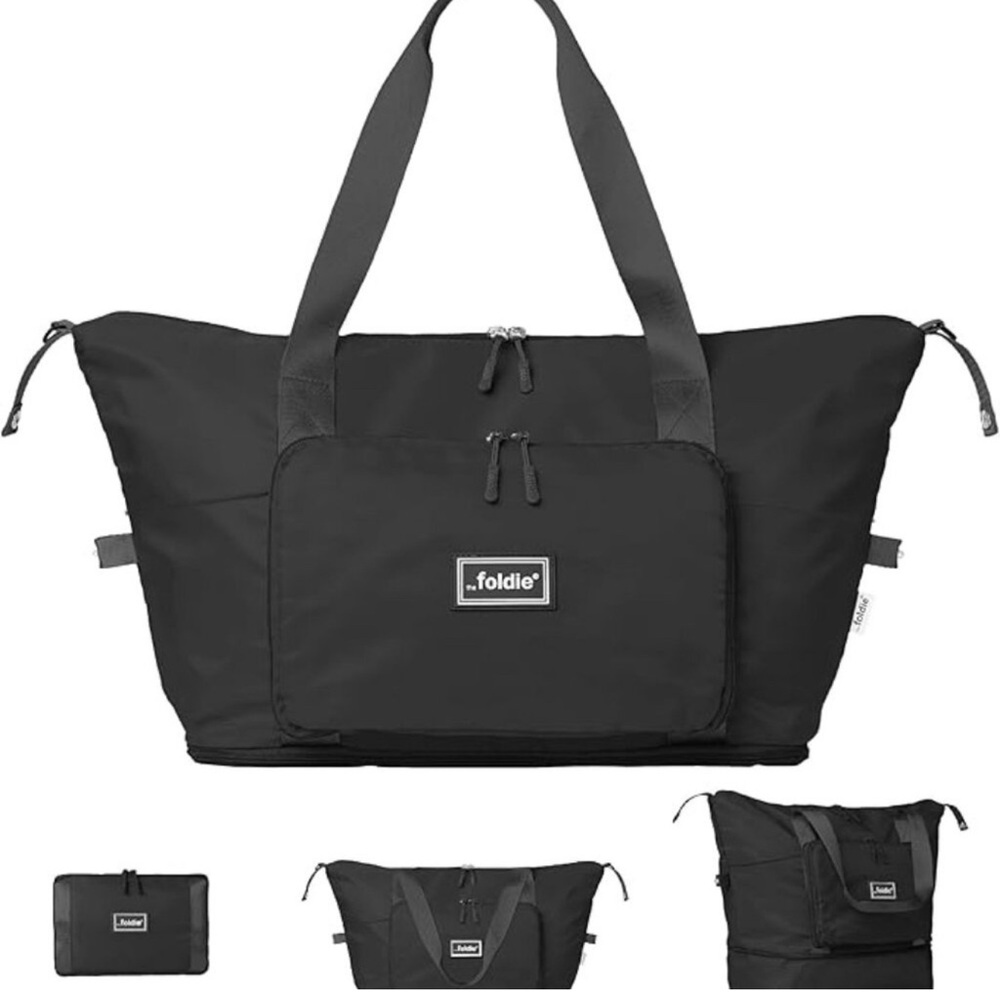 Foldie Black travel bag duffle bag new